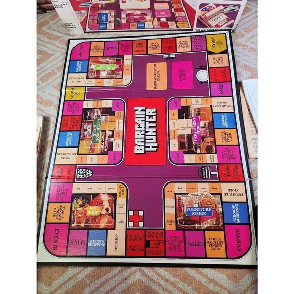 Vintage 1981 BARGAIN HUNTER Board Game MILTON BRADLEY Complete - Picture 8 of 8